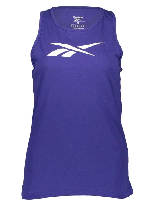 Zdjęcie produktu Reebok Top sportowy "TE Graphic Vector" w kolorze niebieskim rozmiar: M