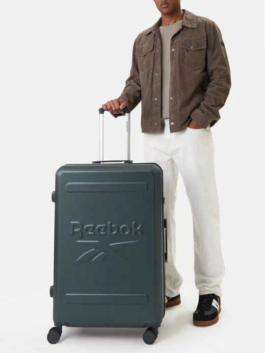 Zdjęcie produktu Reebok Walizka duża CEO-RBK-WAL-024-CCC-L GREEN Zielony