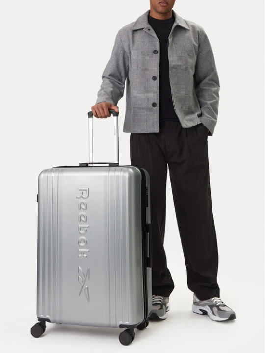 Zdjęcie produktu Reebok Walizka duża CEOWB-RBK-WAL-003-07-CCC-L Srebrny