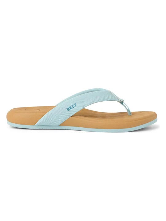 Zdjęcie produktu Reef Japonki "Cushion Melody" w kolorze błękitno-jasnobrązowym rozmiar: 37, 5