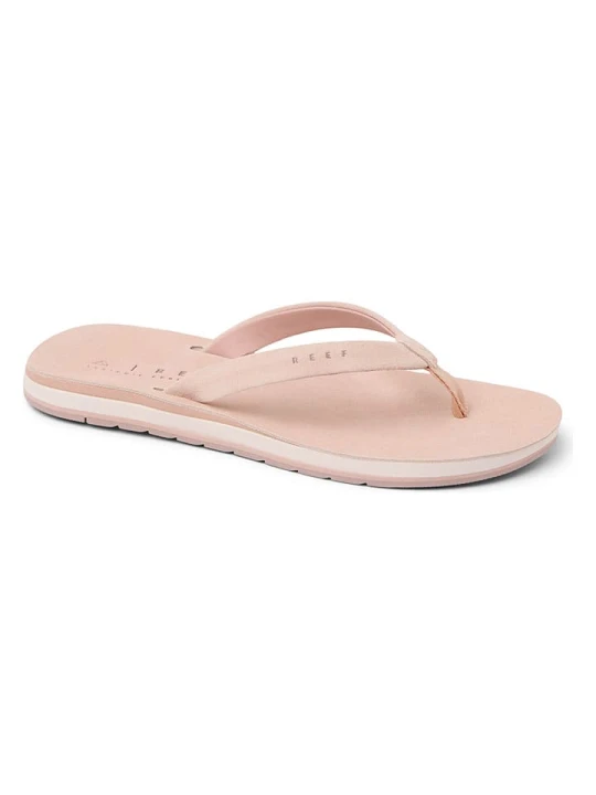 Zdjęcie produktu Reef Skórzane japonki "Ojai Classic Slim" w kolorze jasnoróżowym rozmiar: 36