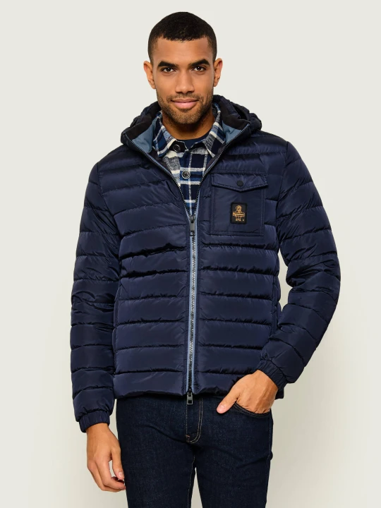 Zdjęcie produktu RefrigiWear Puchowa kurtka Hunter | Regular Fit granatowy
