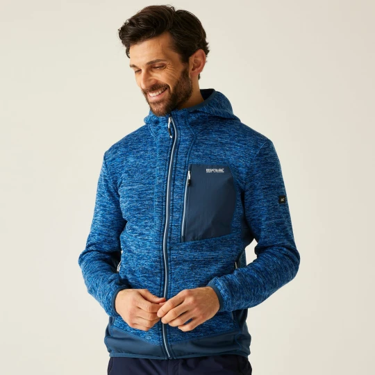 Zdjęcie produktu Regatta Bluza męska rozsuwana z kapturem Alven Niebieski