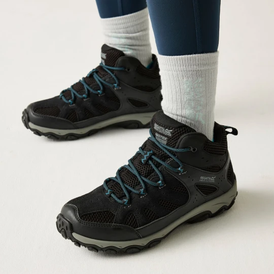 Zdjęcie produktu Regatta Buty damskie trekkingowe wysokie z membraną Edgepoint IV Czarny