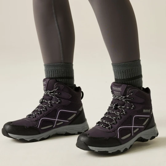 Zdjęcie produktu Regatta Buty damskie trekkingowe z membraną Vendeavour Fioletowy