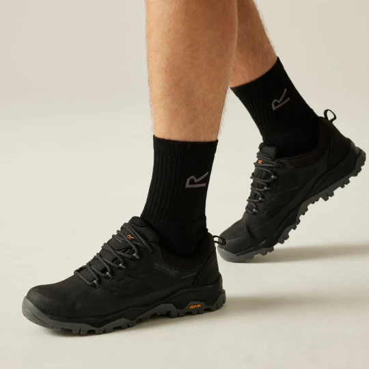 Zdjęcie produktu Regatta Buty męskie trekkingowe niskie z membraną Blake Vibram Czarny