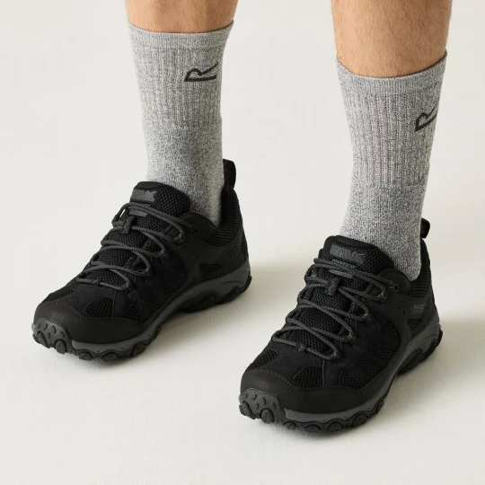 Zdjęcie produktu Regatta Buty męskie trekkingowe niskie z membraną Edgepoint IV Czarny