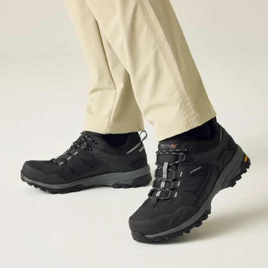 Zdjęcie produktu Regatta Buty męskie trekkingowe niskie z membraną Regen Vibram Czarny