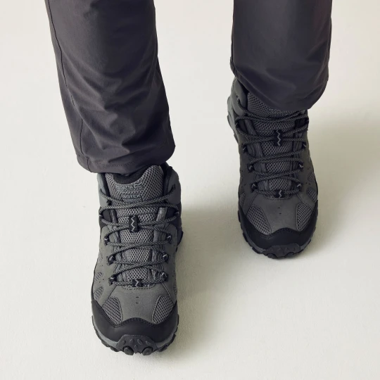 Zdjęcie produktu Regatta Buty męskie trekkingowe wysokie z membraną Edgepoint IV Szary