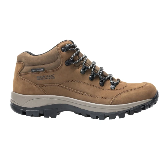 Zdjęcie produktu Regatta Buty męskie trekkingowe z membraną Bayton Leather Mid Brązowy
