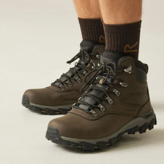 Zdjęcie produktu Regatta Buty męskie trekkingowe z membraną Holcombe Classic Brązowy