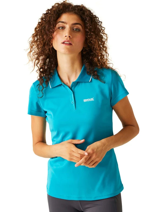 Zdjęcie produktu Regatta Funkcyjna koszulka polo "Maverick V" w kolorze niebieskim rozmiar: 36
