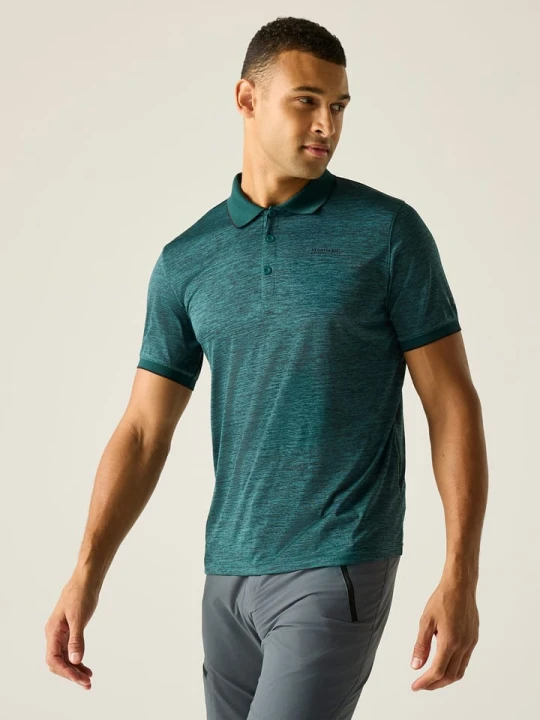 Zdjęcie produktu Regatta Funkcyjna koszulka polo "Remex II" w kolorze morskim rozmiar: 3XL