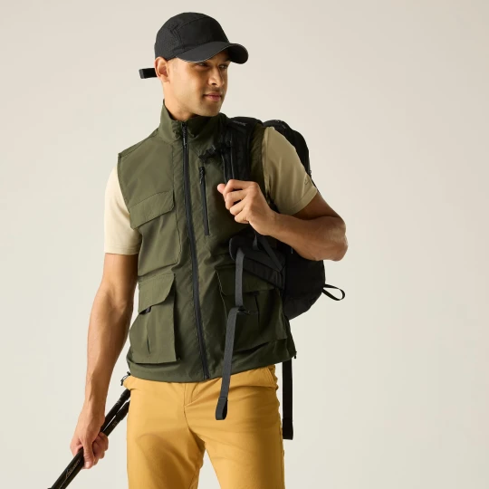 Zdjęcie produktu Regatta Kamizelka męska Travel Light przeciw insektom Zielony