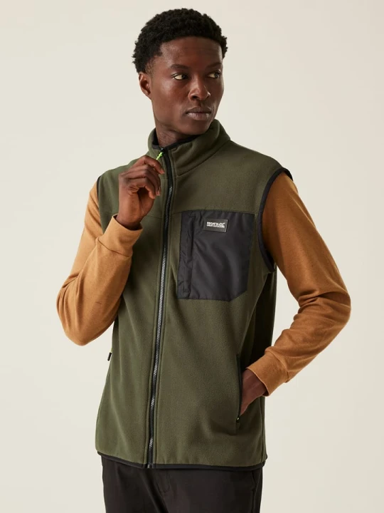 Zdjęcie produktu Regatta Kamizelka polarowa "Frankie" w kolorze khaki rozmiar: L