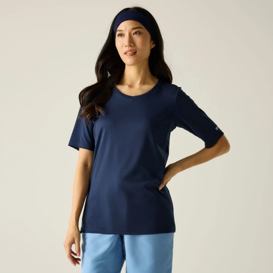 Zdjęcie produktu Regatta Koszulka damska Fingal V-Neck Niebieski