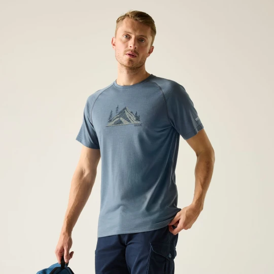 Zdjęcie produktu Regatta Koszulka męska merino Escade Niebieski