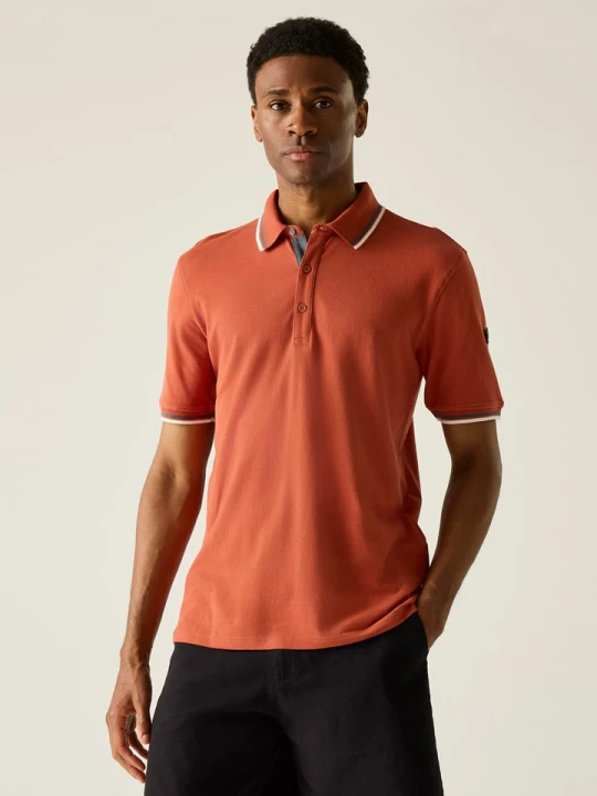 Zdjęcie produktu Regatta Koszulka polo "Adryan" w kolorze ceglanym rozmiar: XL