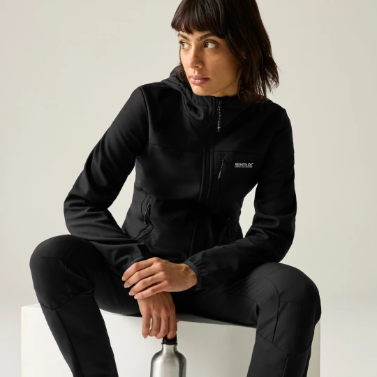 Zdjęcie produktu Regatta Kurtka damska softshell przeciwdeszczowy Ossek Czarny