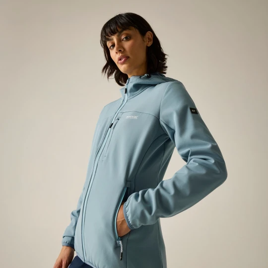 Zdjęcie produktu Regatta Kurtka damska softshell przeciwdeszczowy Ossek Niebieski