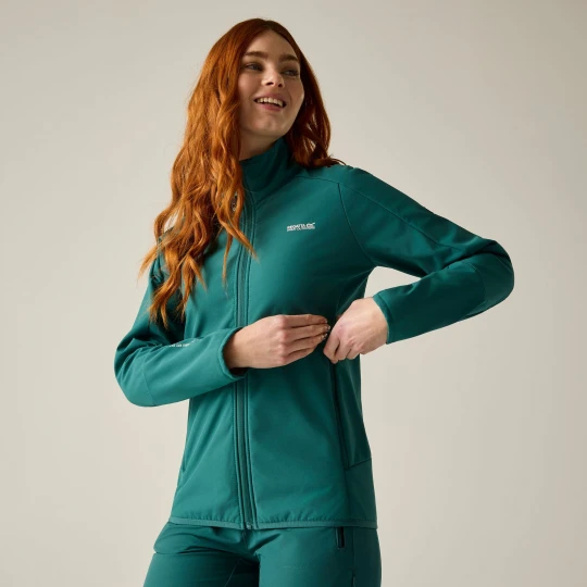 Zdjęcie produktu Regatta Kurtka damska softshell wodoodporny Moutdale Zielony