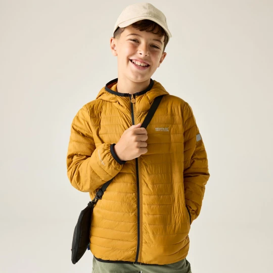 Zdjęcie produktu Regatta Kurtka dziecięca ocieplana Junior Hooded Hillpack Brązowy