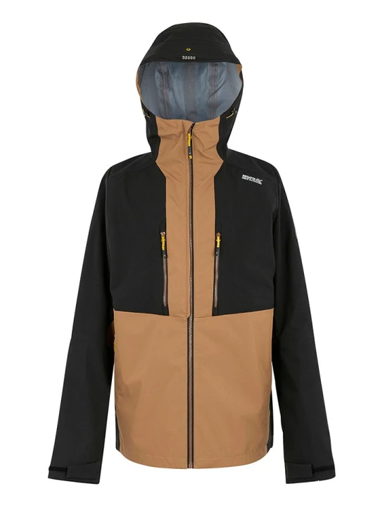 Zdjęcie produktu Regatta Kurtka funkcyjna 3w1 "Sacramento" w kolorze beżowo-czarnym rozmiar: 3XL