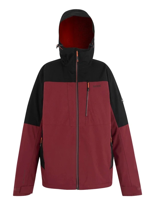 Zdjęcie produktu Regatta Kurtka funkcyjna 3w1 "Wentwood" w kolorze czarno-bordowym rozmiar: XXL