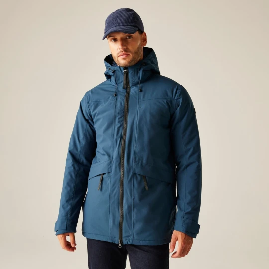 Zdjęcie produktu Regatta Kurtka męska przejściowa ocieplana przeciwdeszczowa Balaton Niebieski