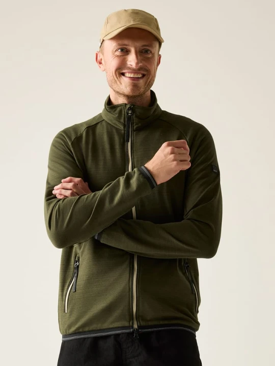 Zdjęcie produktu Regatta Kurtka polarowa "Malton" w kolorze khaki rozmiar: S
