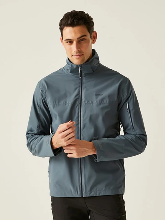 Zdjęcie produktu Regatta Kurtka przeciwdeszczowa "Bosfield III" w kolorze błękitnym rozmiar: 3XL