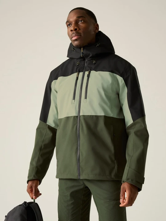 Zdjęcie produktu Regatta Kurtka przeciwdeszczowa "Maland II" w kolorze khaki rozmiar: XL