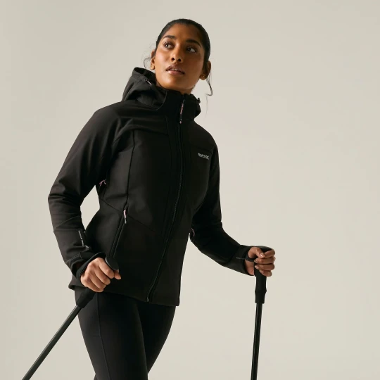 Zdjęcie produktu Regatta Kurtka softshell damska Desoto z membraną Czarny