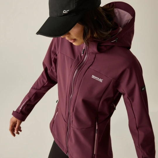 Zdjęcie produktu Regatta Kurtka softshell damska Desoto z membraną Fioletowy