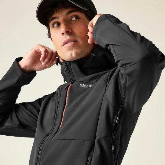 Zdjęcie produktu Regatta Kurtka softshell męska Hewitts z membraną Czarny