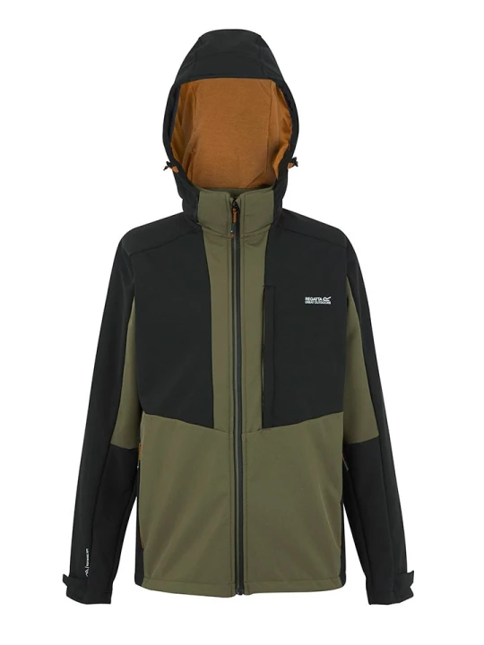 Zdjęcie produktu Regatta Kurtka softshellowa "Hewitts" w kolorze khaki rozmiar: M