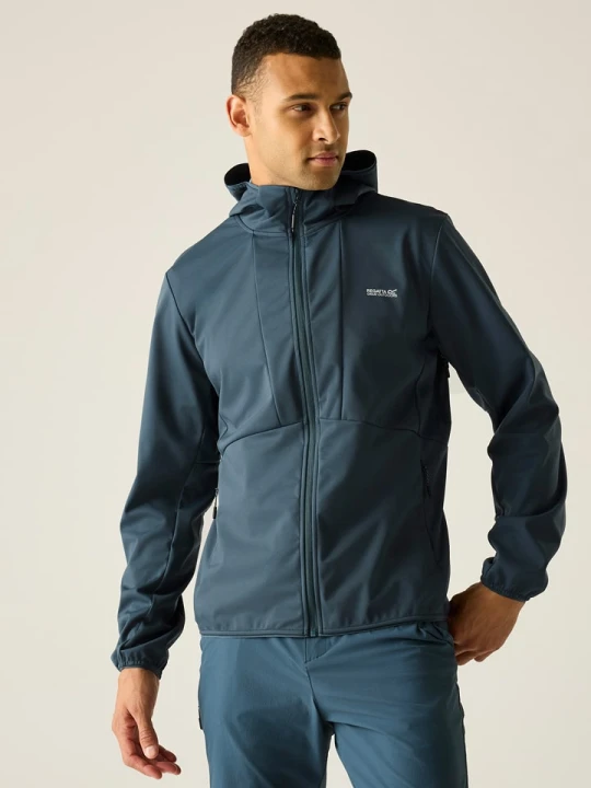 Zdjęcie produktu Regatta Kurtka softshellowa "Tredmoor" w kolorze granatowym rozmiar: L