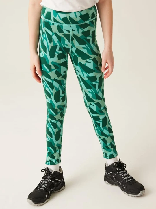 Zdjęcie produktu Regatta Legginsy funkcyjne "Barlia" w kolorze turkusowym rozmiar: 164