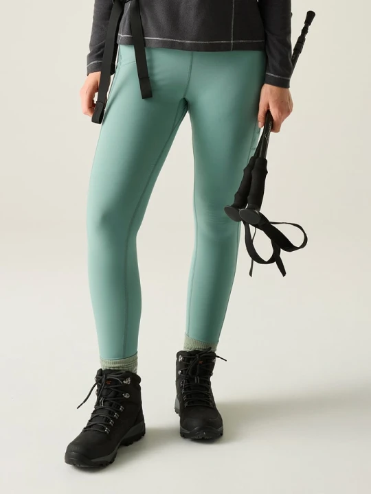 Zdjęcie produktu Regatta Legginsy trekkingowe "Monira" w kolorze turkusowym rozmiar: 46
