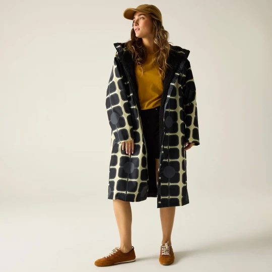 Zdjęcie produktu Regatta   Orla Kiely Płaszcz do przebierania damski wodoodporny Changing Robe Beżowe