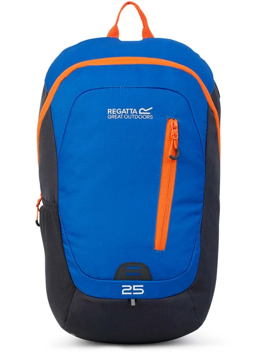 Zdjęcie produktu Regatta Plecak turystyczny "Highton V2" w kolorze niebiesko-pomarańczowo-szarym - 25 l rozmiar: onesize