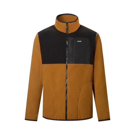 Zdjęcie produktu Regatta Polar męski rozsuwany Frankie Borg Colour Block Brązowy