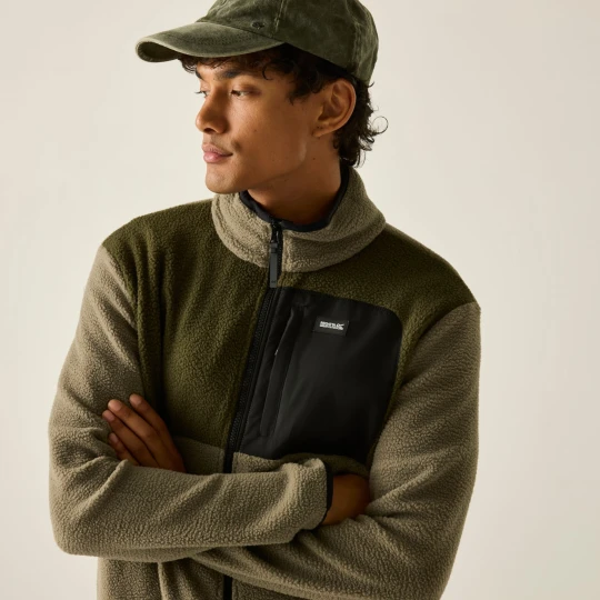Zdjęcie produktu Regatta Polar męski rozsuwany Frankie Borg Colour Block Zielony
