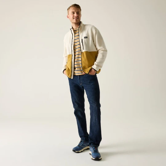 Zdjęcie produktu Regatta Polar męski rozsuwany Frankie Colour Block Beżowe