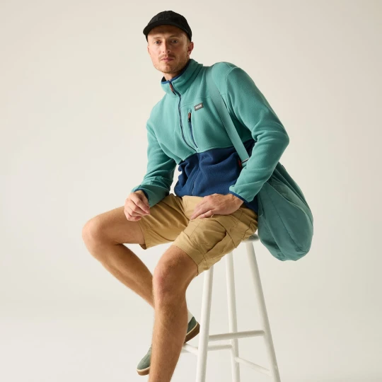 Zdjęcie produktu Regatta Polar męski rozsuwany Frankie Colour Block Niebieski