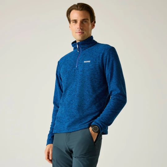 Zdjęcie produktu Regatta Polar męski z suwakiem 1/2 Thompson Marl Niebieski