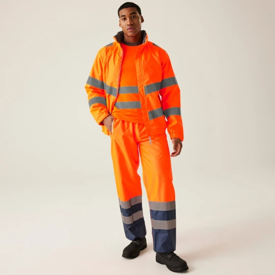 Zdjęcie produktu Regatta Professional Men's Hi-Vis Pro Contract Dover Jacket Pomarańczowy