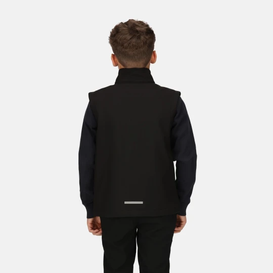 Zdjęcie produktu Regatta Professional Dziecięca kamizelka softshellowa Ablaze Czarny, Rozmiar: 152 cm