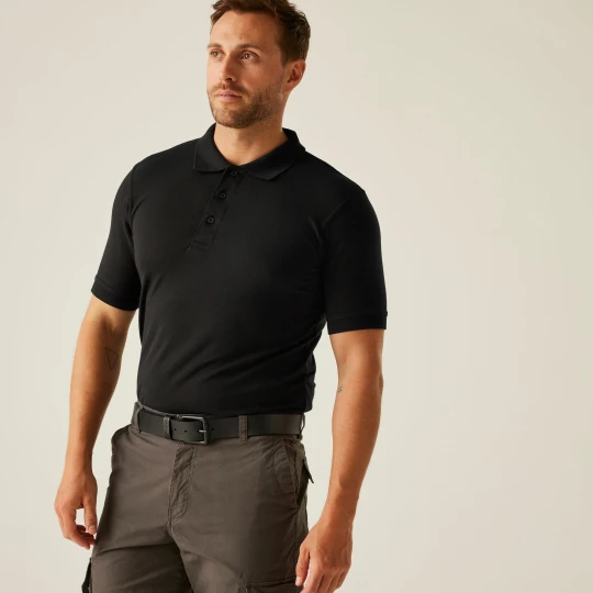 Zdjęcie produktu Regatta Professional Męska koszulka polo Classic Czarny