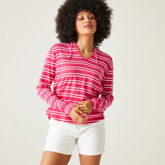 Zdjęcie produktu Regatta Bluza damska z kapturem Minerve V-Neck Różowy